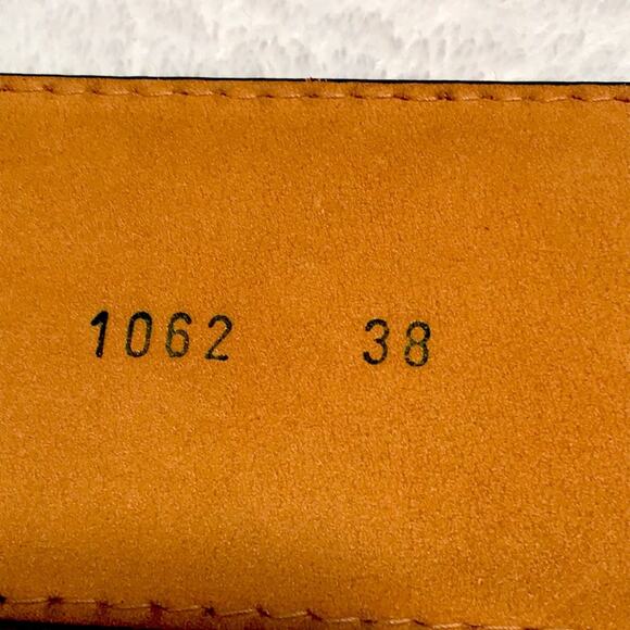 Nordstrom Black Alligator Leather Belt. 38 - Picture 5 of 5